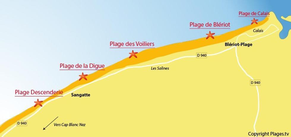 Appartement Meuble Calais Zewnętrze zdjęcie